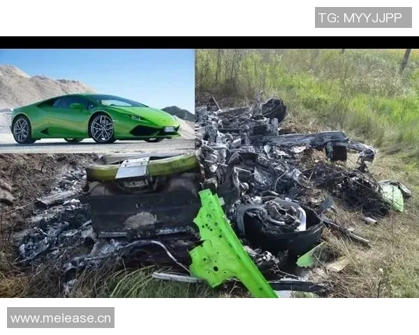 荷兰前国脚经历惊险四车连环撞击兰博基尼惨遭报废